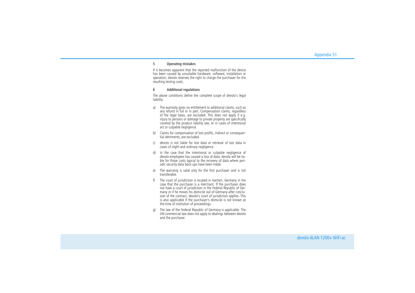 Devolo dLAN 1200+ WiFi ac User Manual | Page 52 / 55