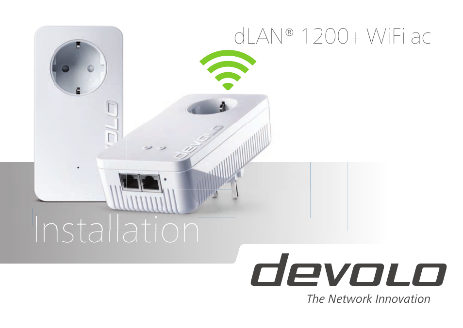 Devolo dLAN 1200+ WiFi ac Installation User Manual | 19 pages