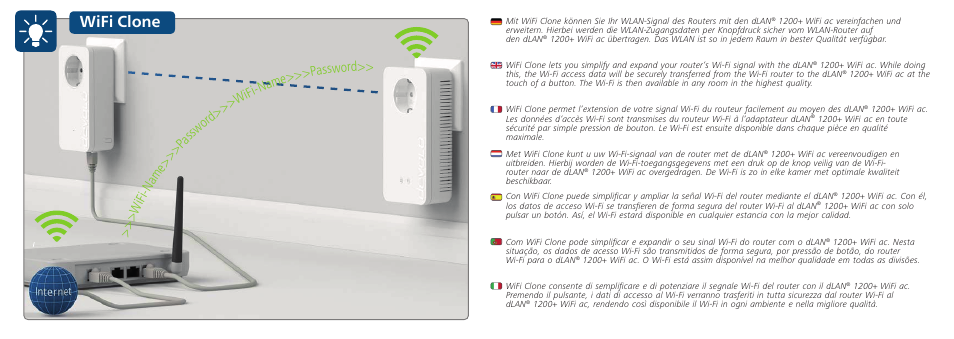 Vwifi clone | Devolo dLAN 1200+ WiFi ac Installation User Manual | Page 10 / 19