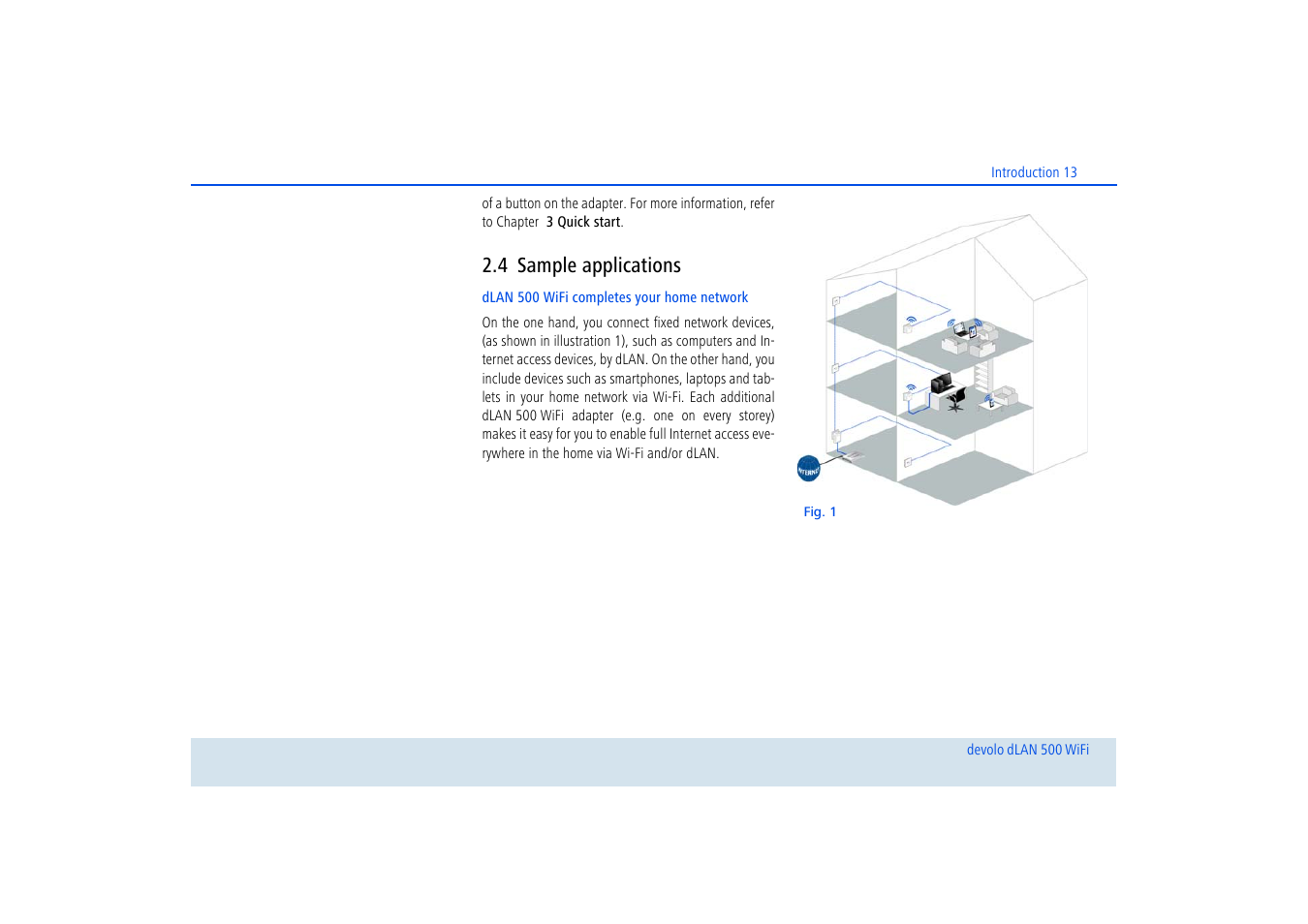 4 sample applications, Sample applications | Devolo dLAN 500 WiFi User Manual | Page 14 / 81