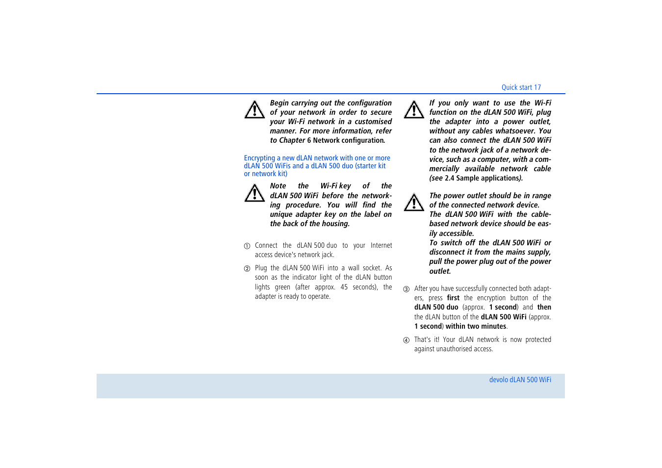 Devolo dLAN 500 WiFi User Manual | Page 18 / 81