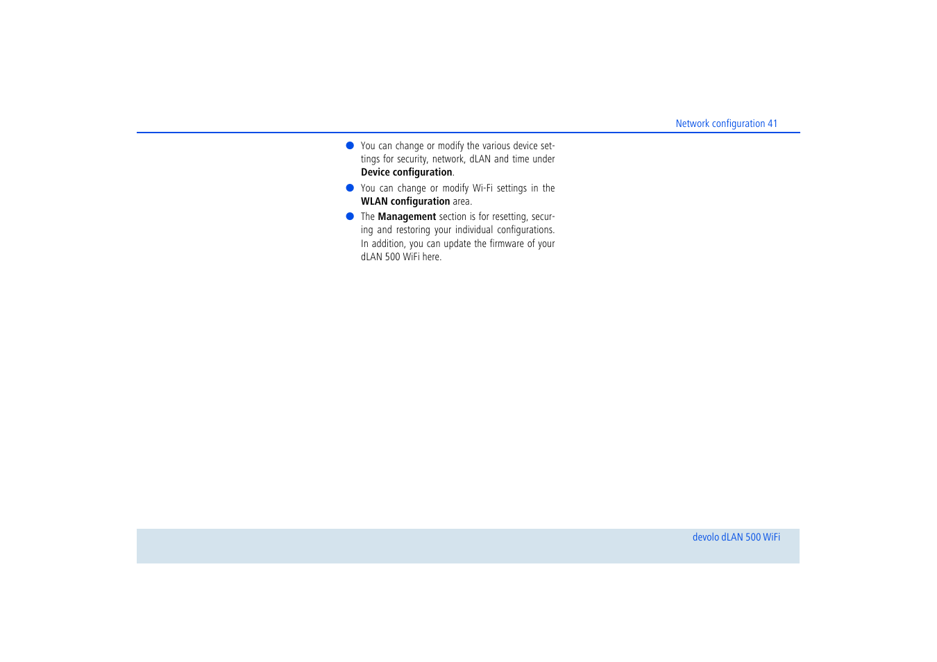 Devolo dLAN 500 WiFi User Manual | Page 42 / 81