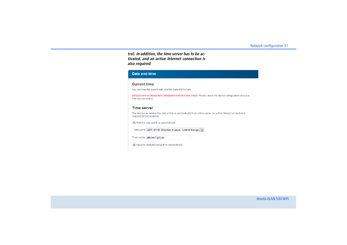 Devolo dLAN 500 WiFi User Manual | Page 52 / 81