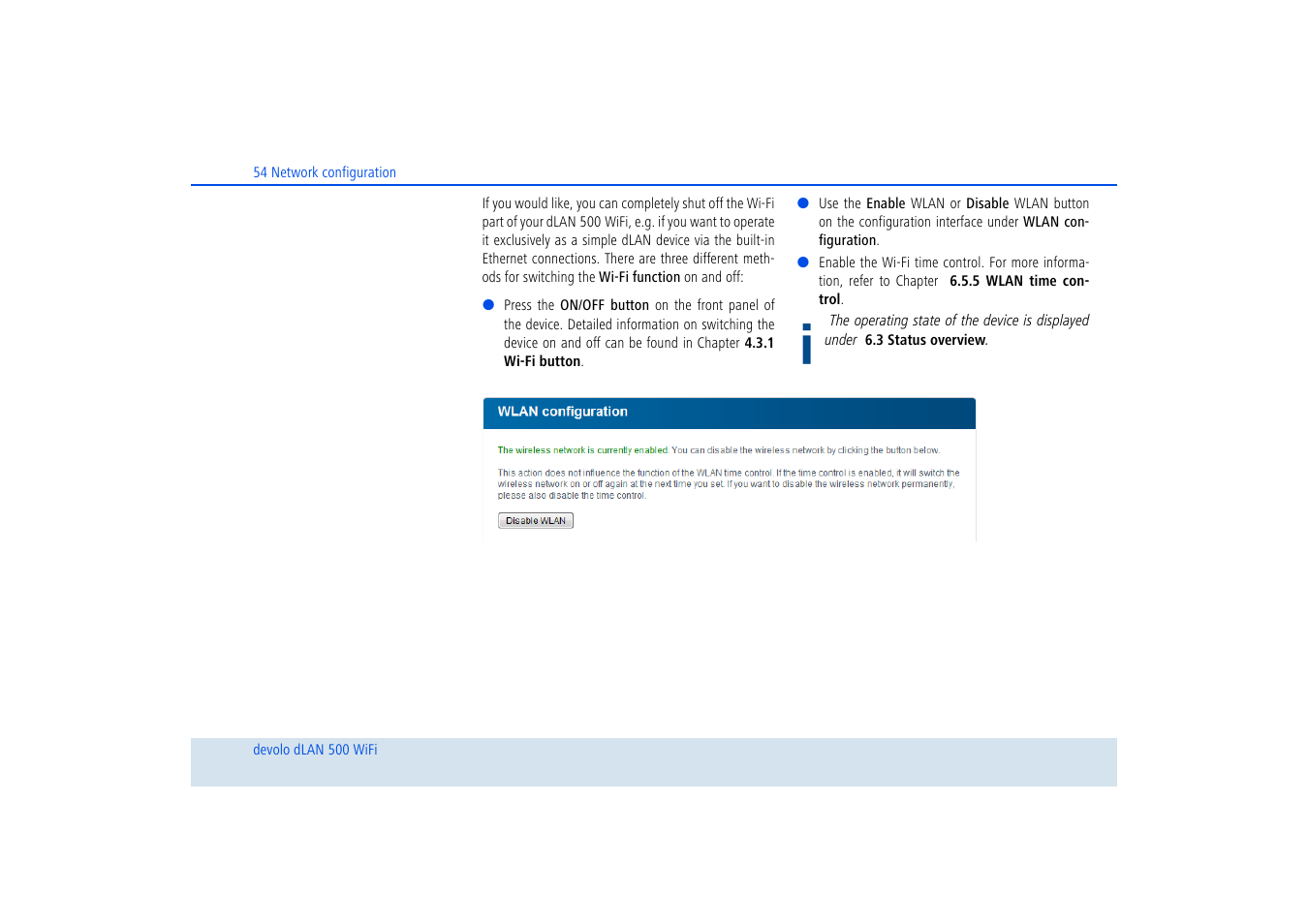 Devolo dLAN 500 WiFi User Manual | Page 55 / 81