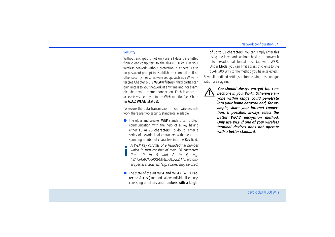 Devolo dLAN 500 WiFi User Manual | Page 58 / 81