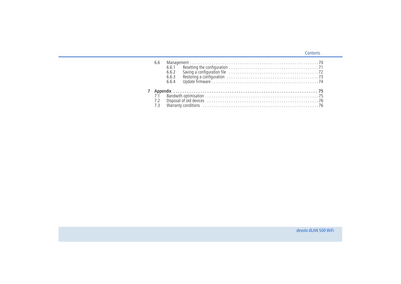 Devolo dLAN 500 WiFi User Manual | Page 6 / 81