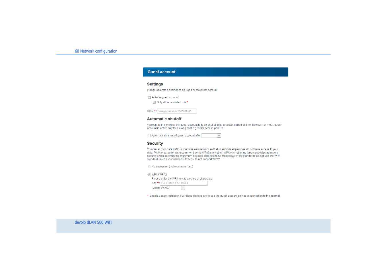 Devolo dLAN 500 WiFi User Manual | Page 61 / 81