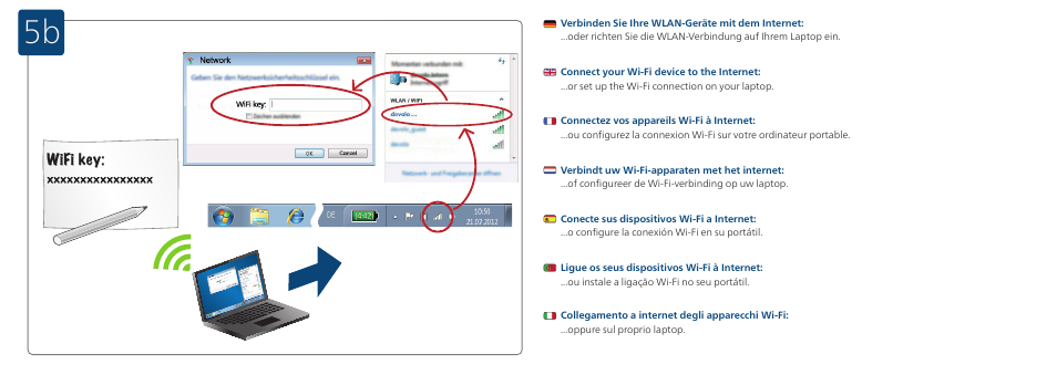 Wifi key | Devolo dLAN 500 WiFi Installation User Manual | Page 7 / 19