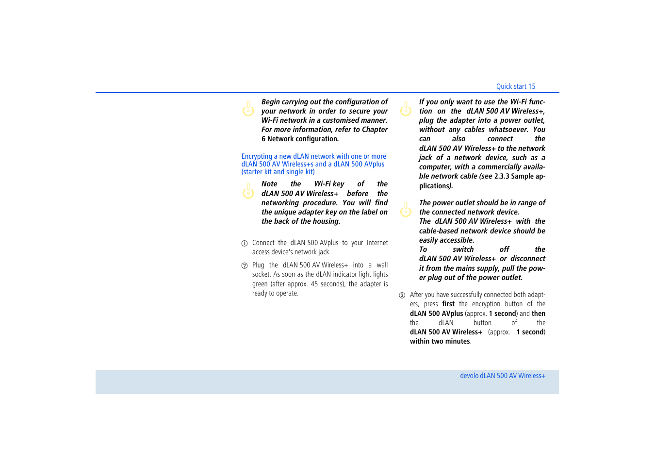 Devolo dLAN 500 AV Wireless+ User Manual | Page 16 / 83