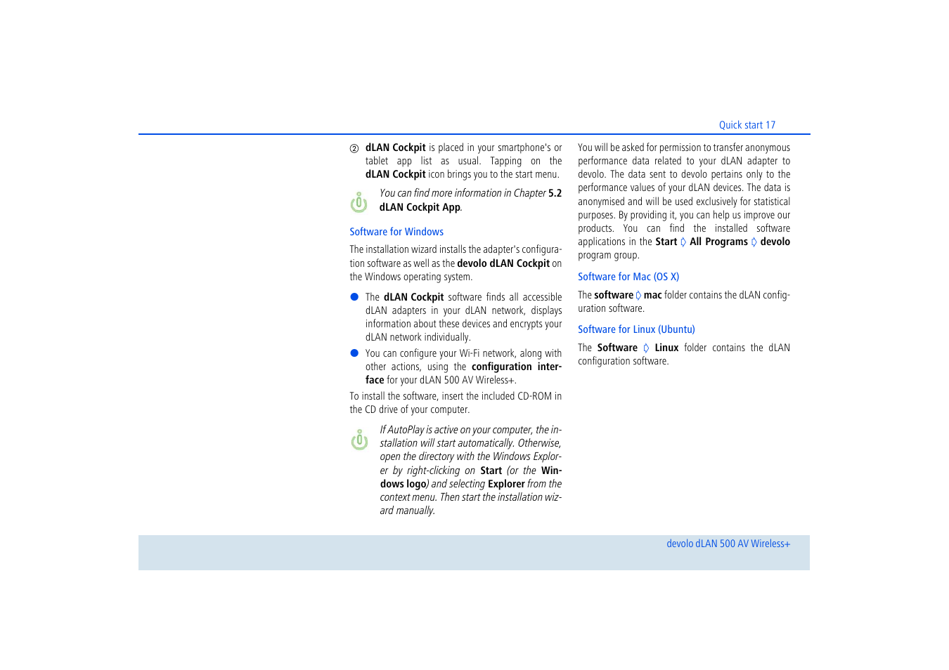Devolo dLAN 500 AV Wireless+ User Manual | Page 18 / 83