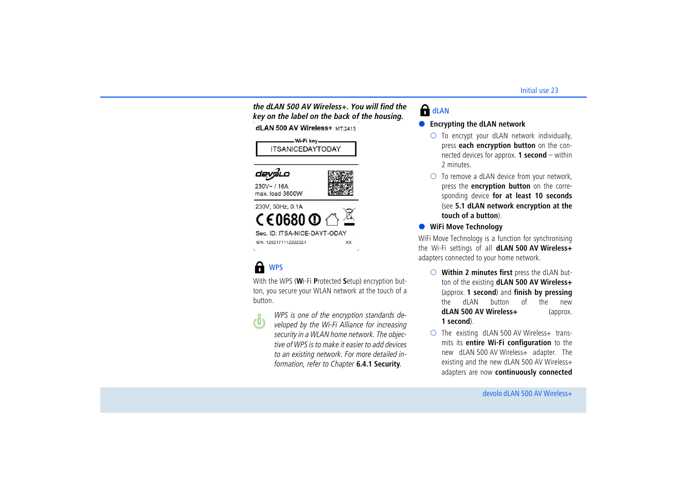 Devolo dLAN 500 AV Wireless+ User Manual | Page 24 / 83