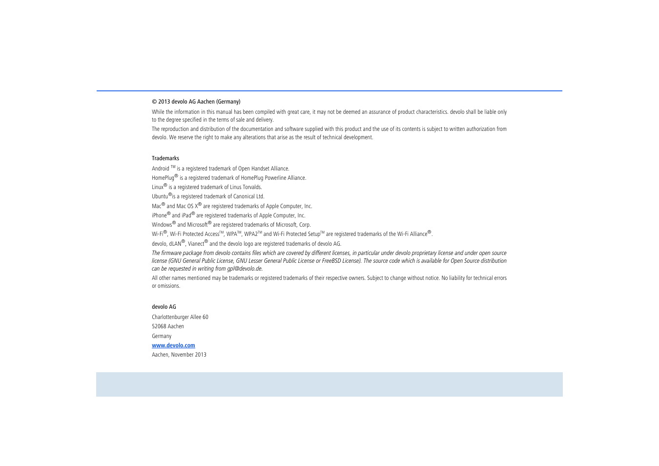 Devolo dLAN 500 AV Wireless+ User Manual | Page 3 / 83