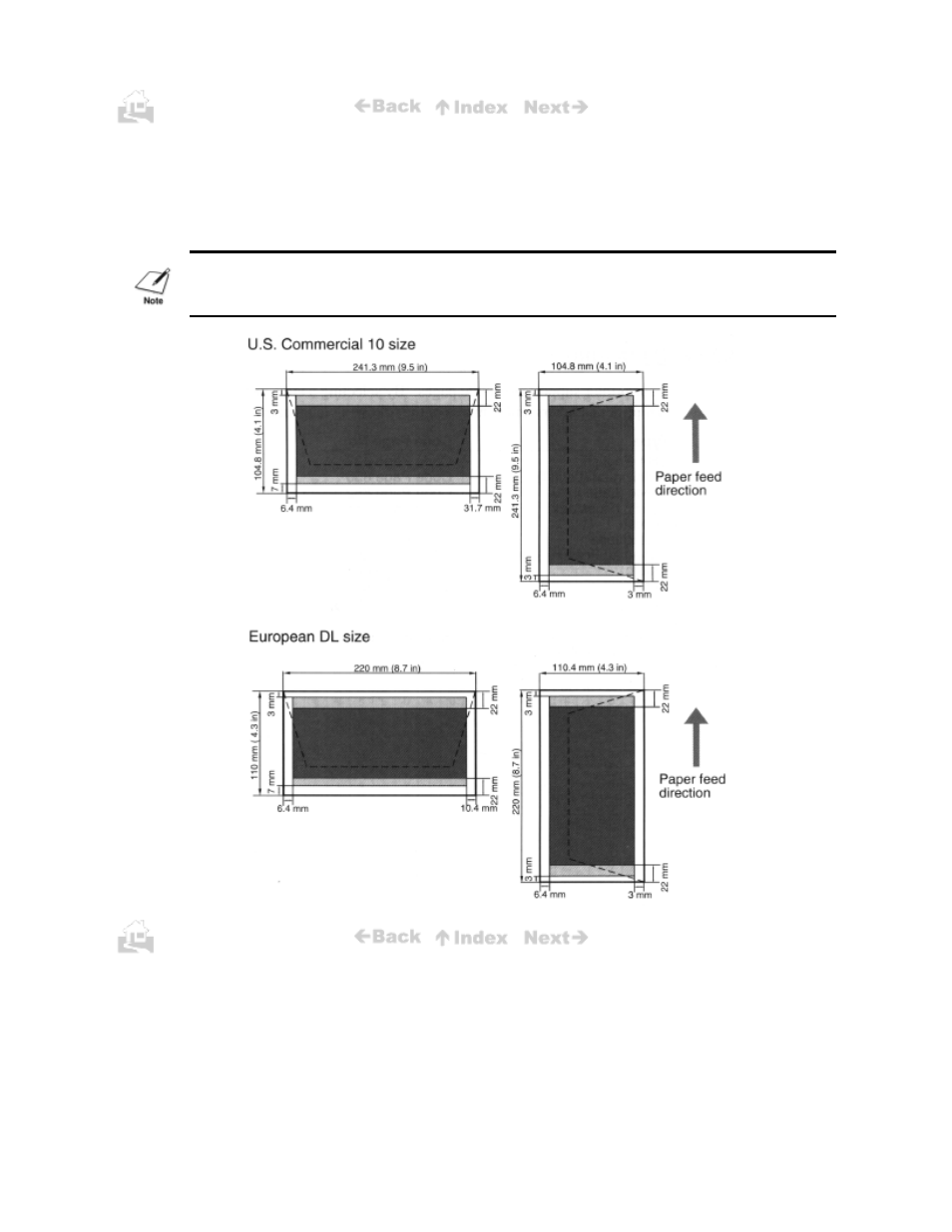 Envelopes | Canon BJC-50 User Manual | Page 105 / 141