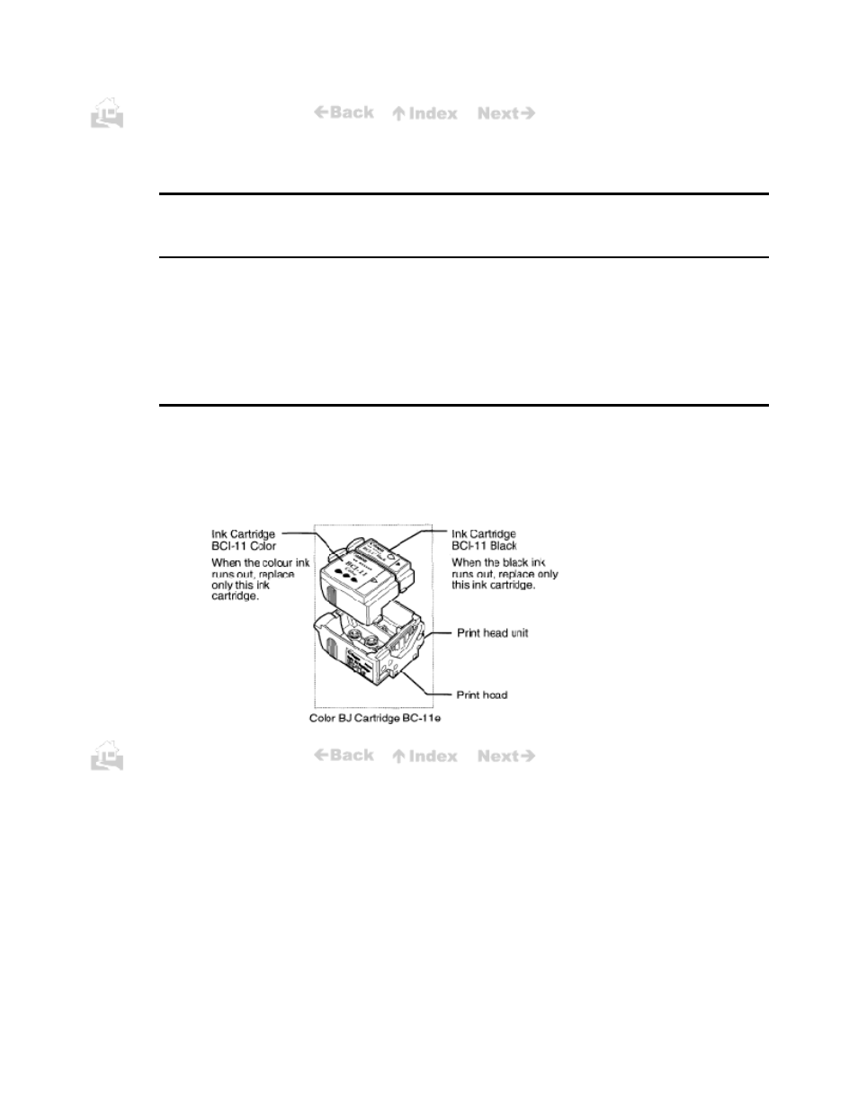 Installing the bj cartridge, Choosing which bj cartridge to use | Canon BJC-50 User Manual | Page 30 / 141