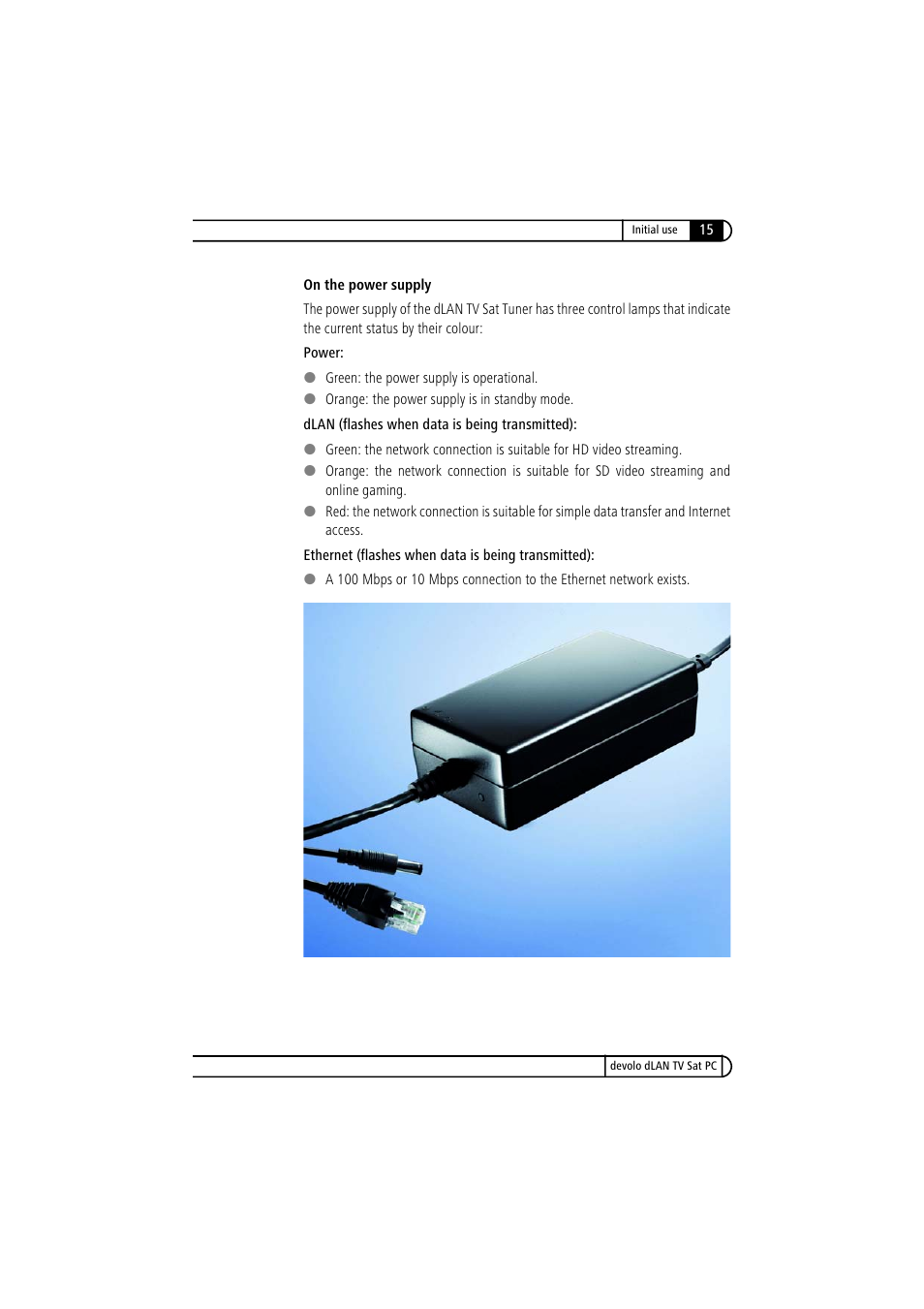 Devolo dLAN TV Sat PC User Manual | Page 15 / 75