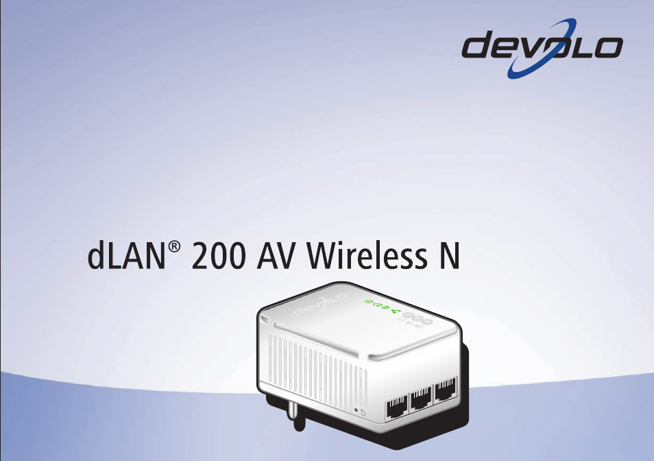 Devolo dLAN 200 AV Wireless N User Manual | 57 pages