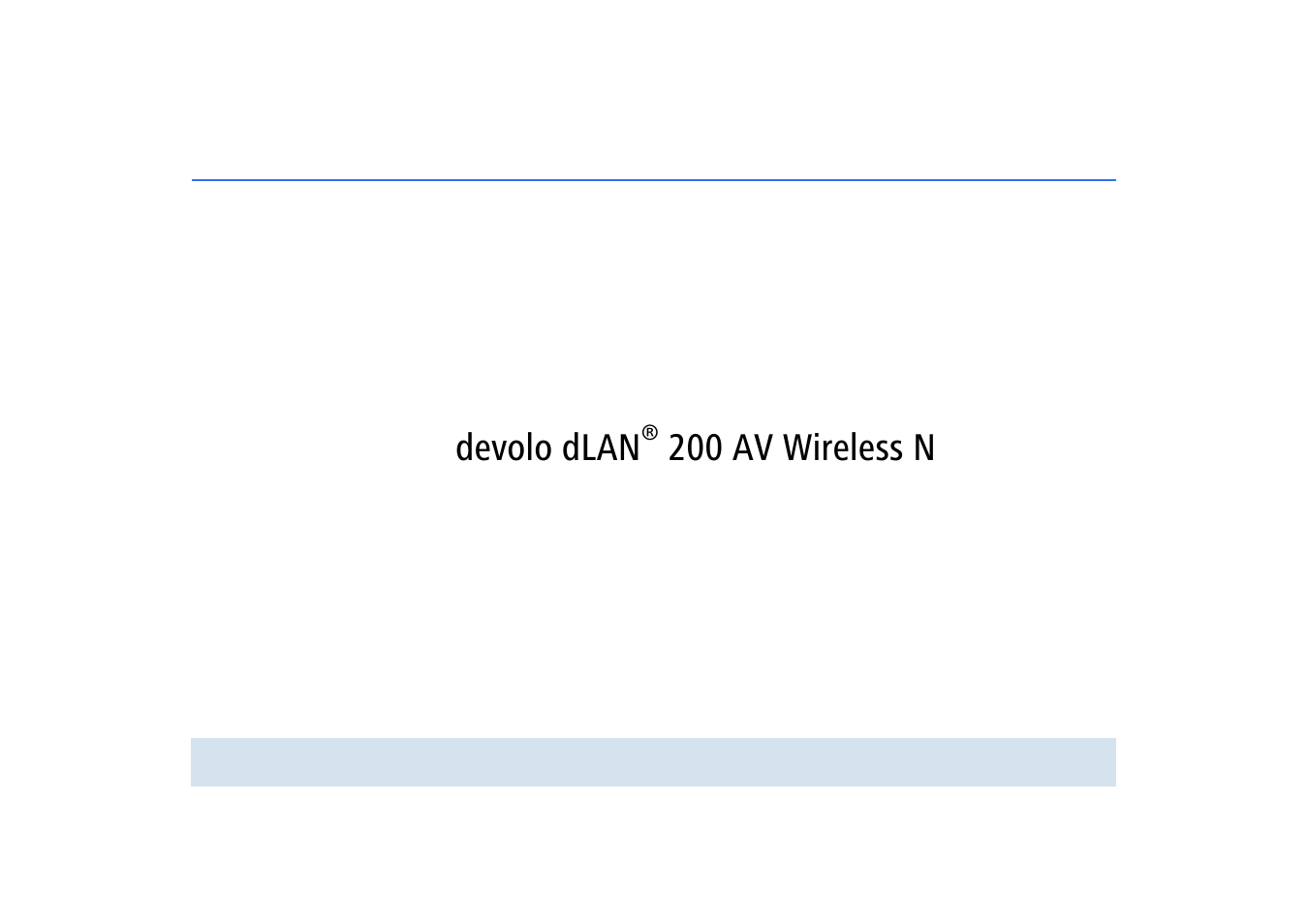 Devolo dlan, 200 av wireless n | Devolo dLAN 200 AV Wireless N User Manual | Page 2 / 57