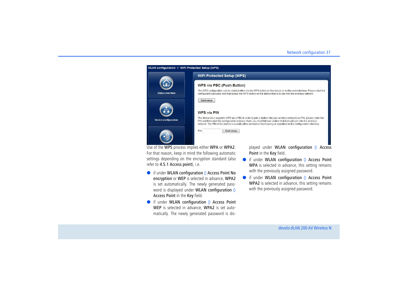 Devolo dLAN 200 AV Wireless N User Manual | Page 38 / 57