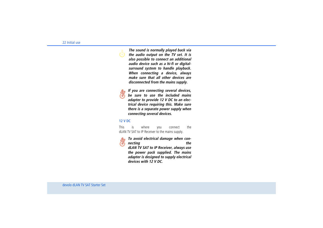 Devolo dLAN TV SAT Starter Set User Manual | Page 23 / 85