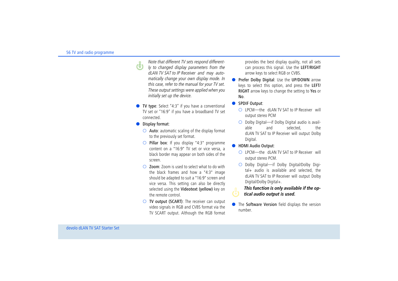 Devolo dLAN TV SAT Starter Set User Manual | Page 57 / 85