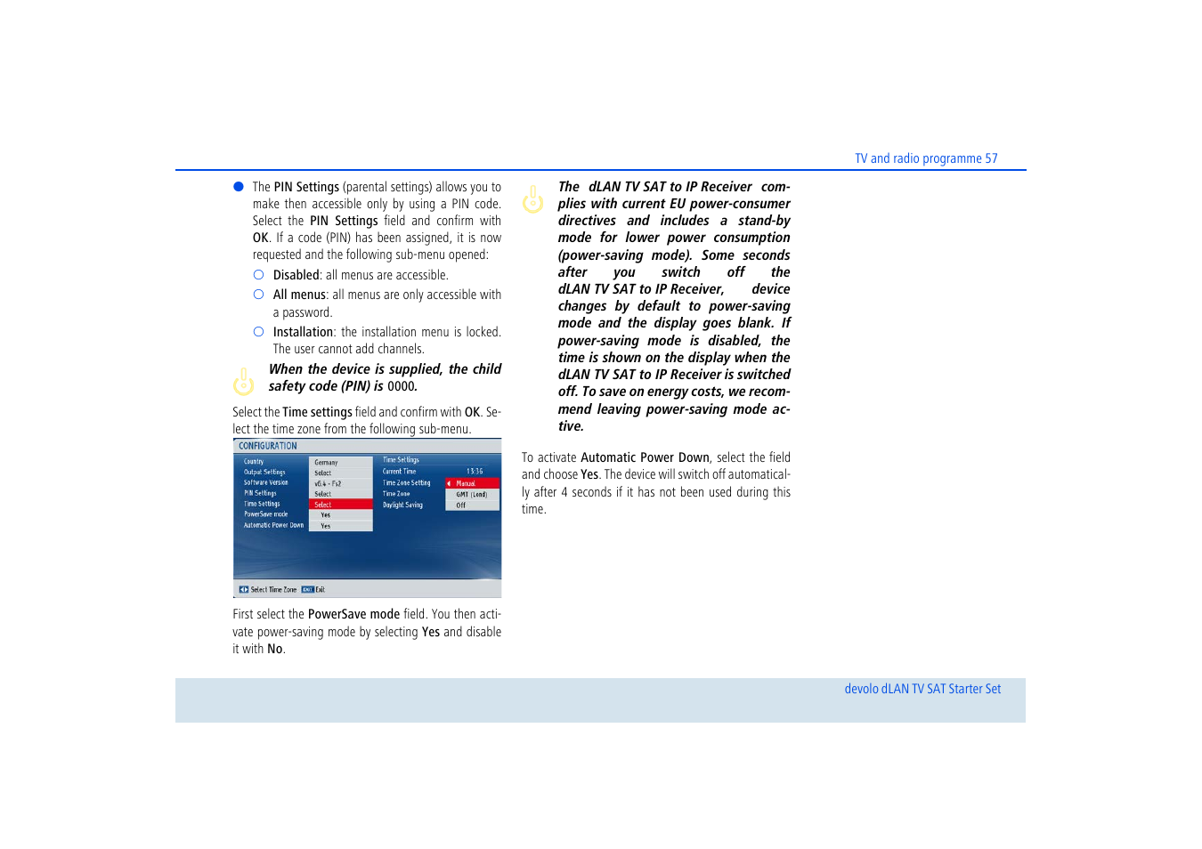 Devolo dLAN TV SAT Starter Set User Manual | Page 58 / 85