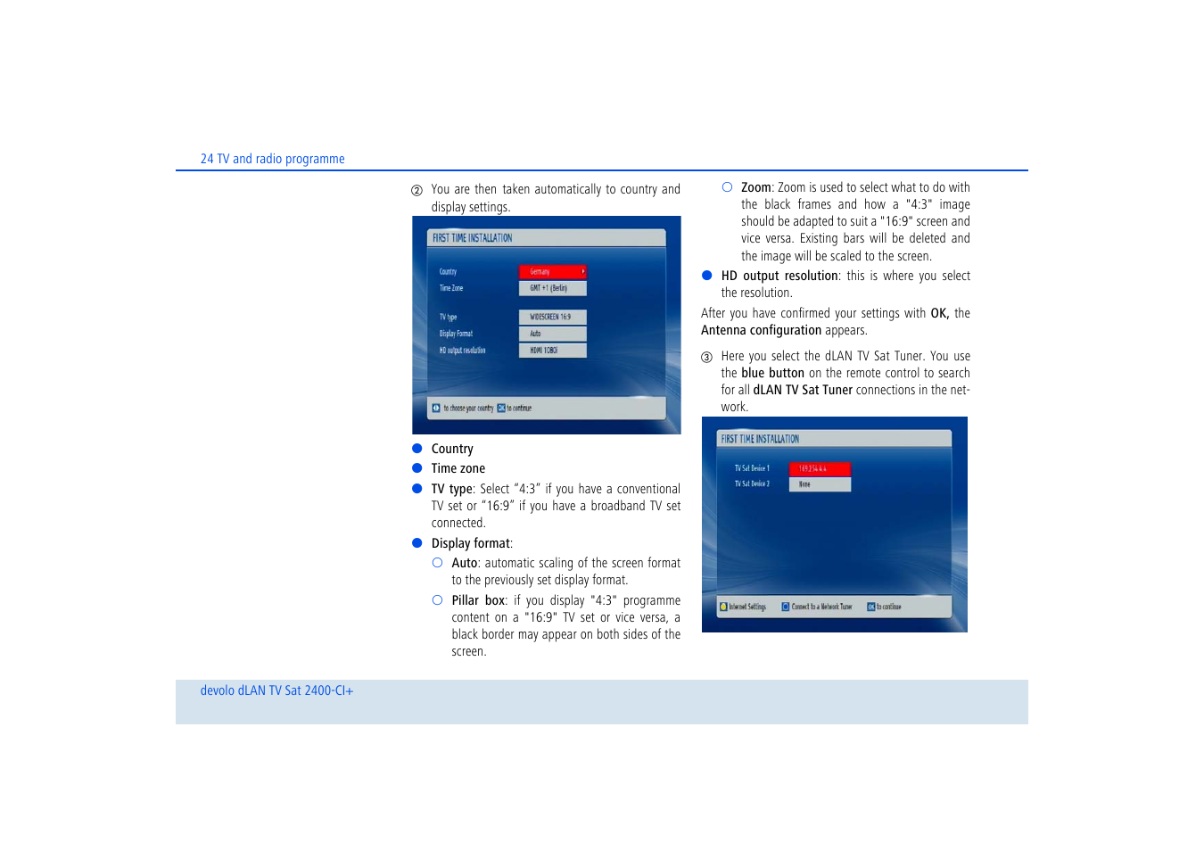 Devolo dLAN TV Sat 2400-CI+ User Manual | Page 25 / 53