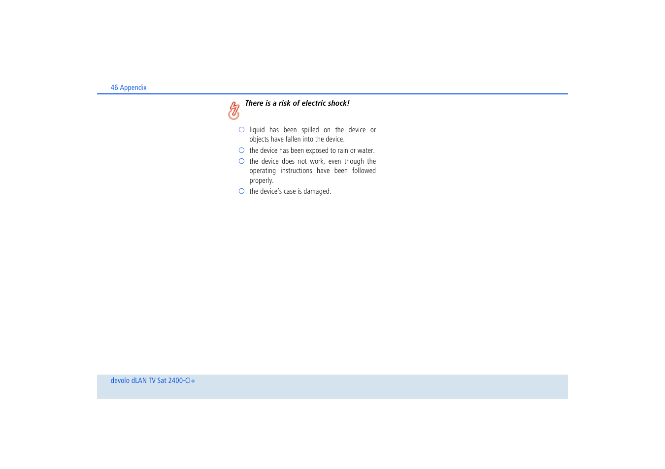 Devolo dLAN TV Sat 2400-CI+ User Manual | Page 47 / 53