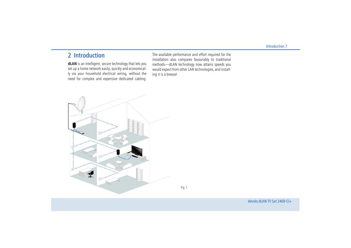 2 introduction | Devolo dLAN TV Sat 2400-CI+ User Manual | Page 8 / 53