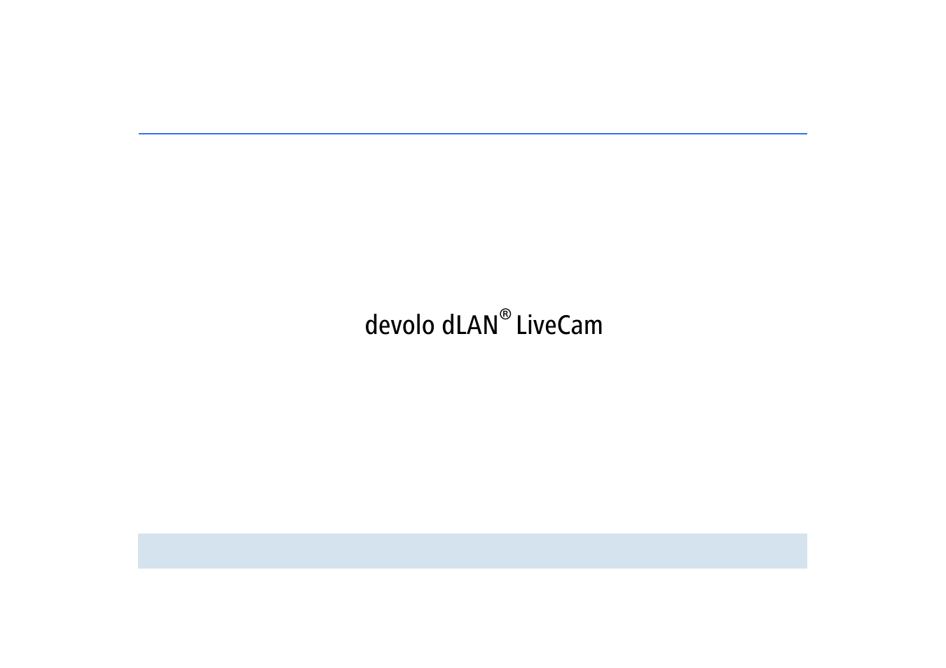 Devolo dlan, Livecam | Devolo dLAN LiveCam User Manual | Page 2 / 37