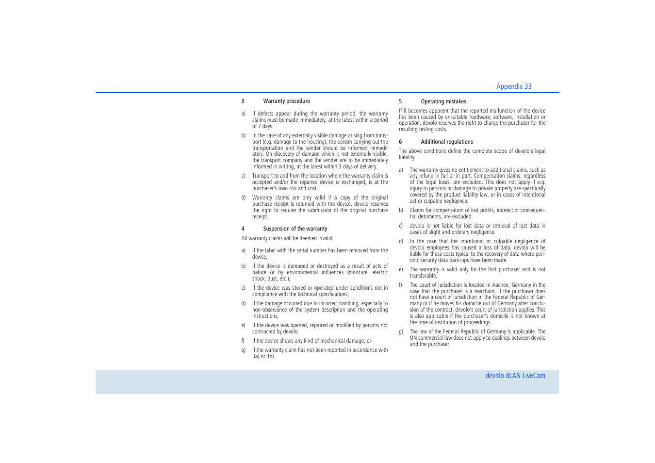 Devolo dLAN LiveCam User Manual | Page 34 / 37