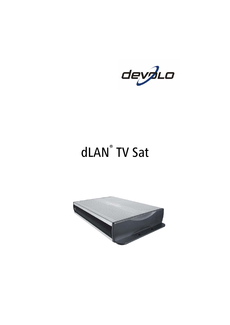 Devolo dLAN TV Sat User Manual | 72 pages