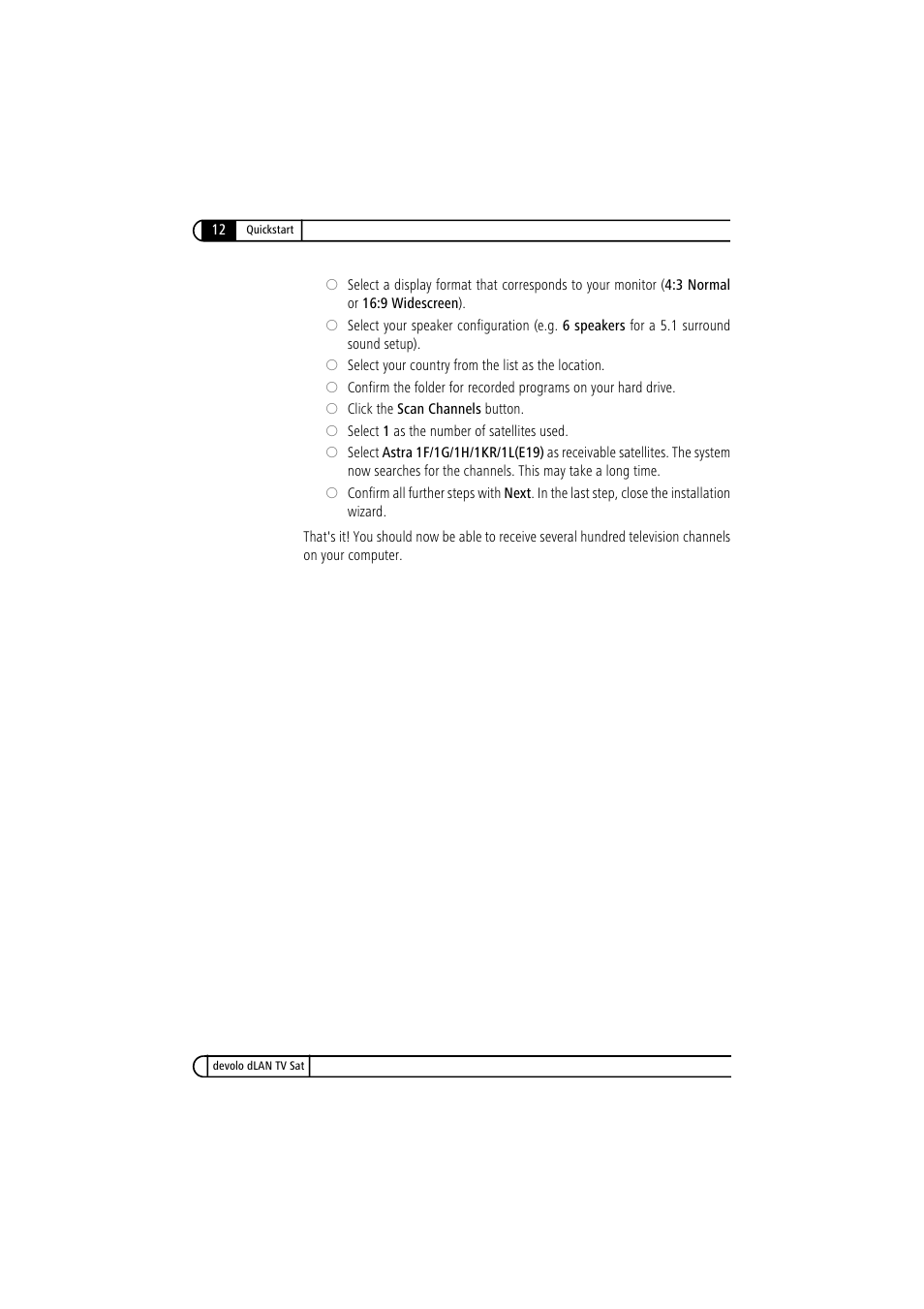 Devolo dLAN TV Sat User Manual | Page 12 / 72