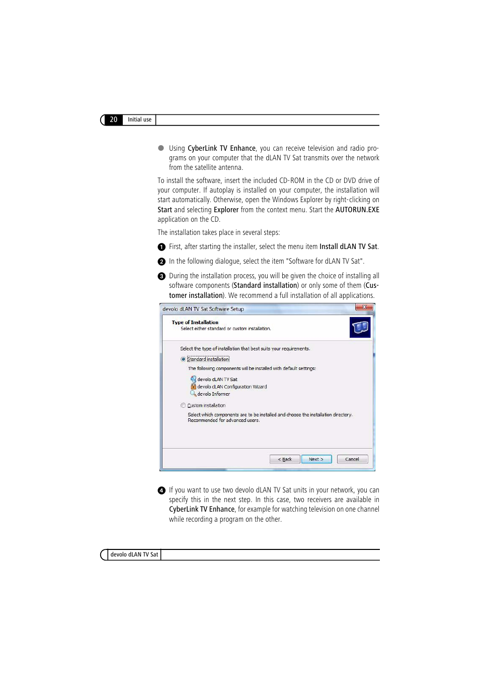 Devolo dLAN TV Sat User Manual | Page 20 / 72