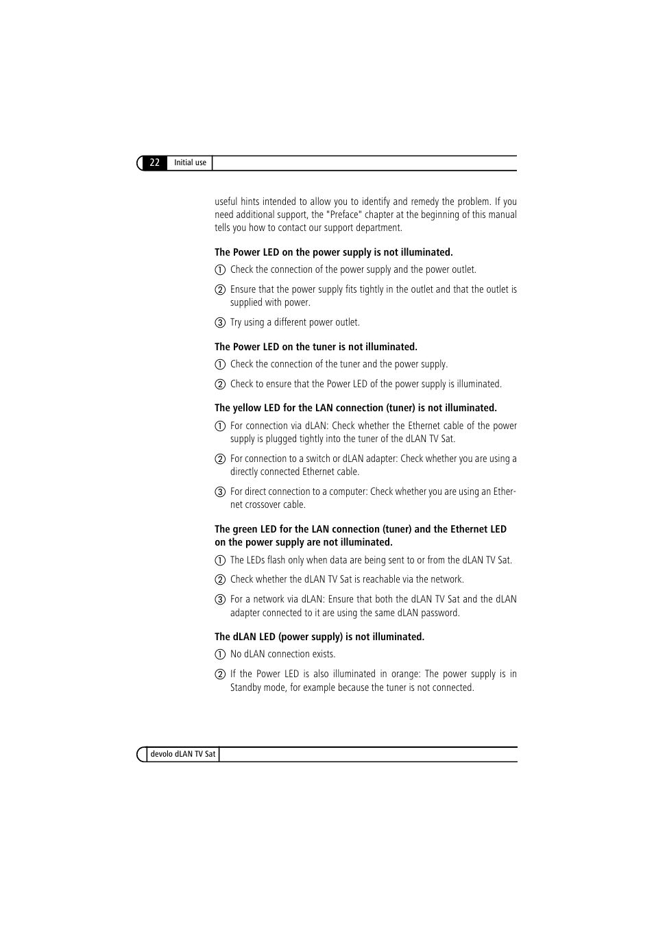 Devolo dLAN TV Sat User Manual | Page 22 / 72
