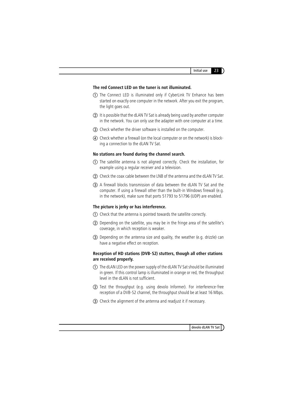 Devolo dLAN TV Sat User Manual | Page 23 / 72