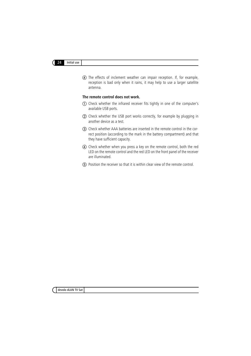 Devolo dLAN TV Sat User Manual | Page 24 / 72