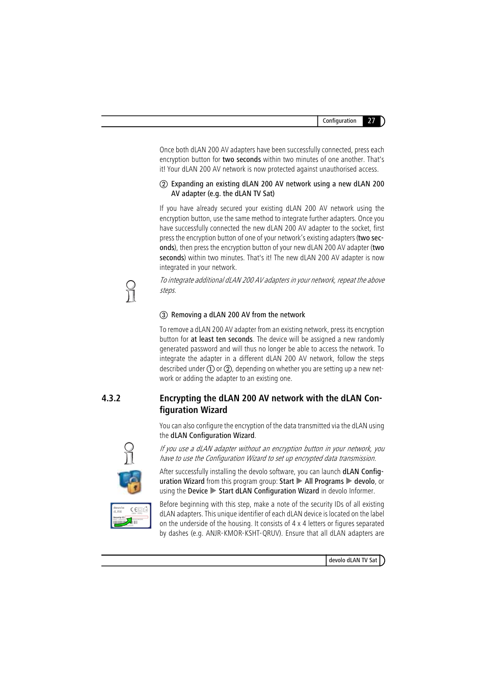 Devolo dLAN TV Sat User Manual | Page 27 / 72