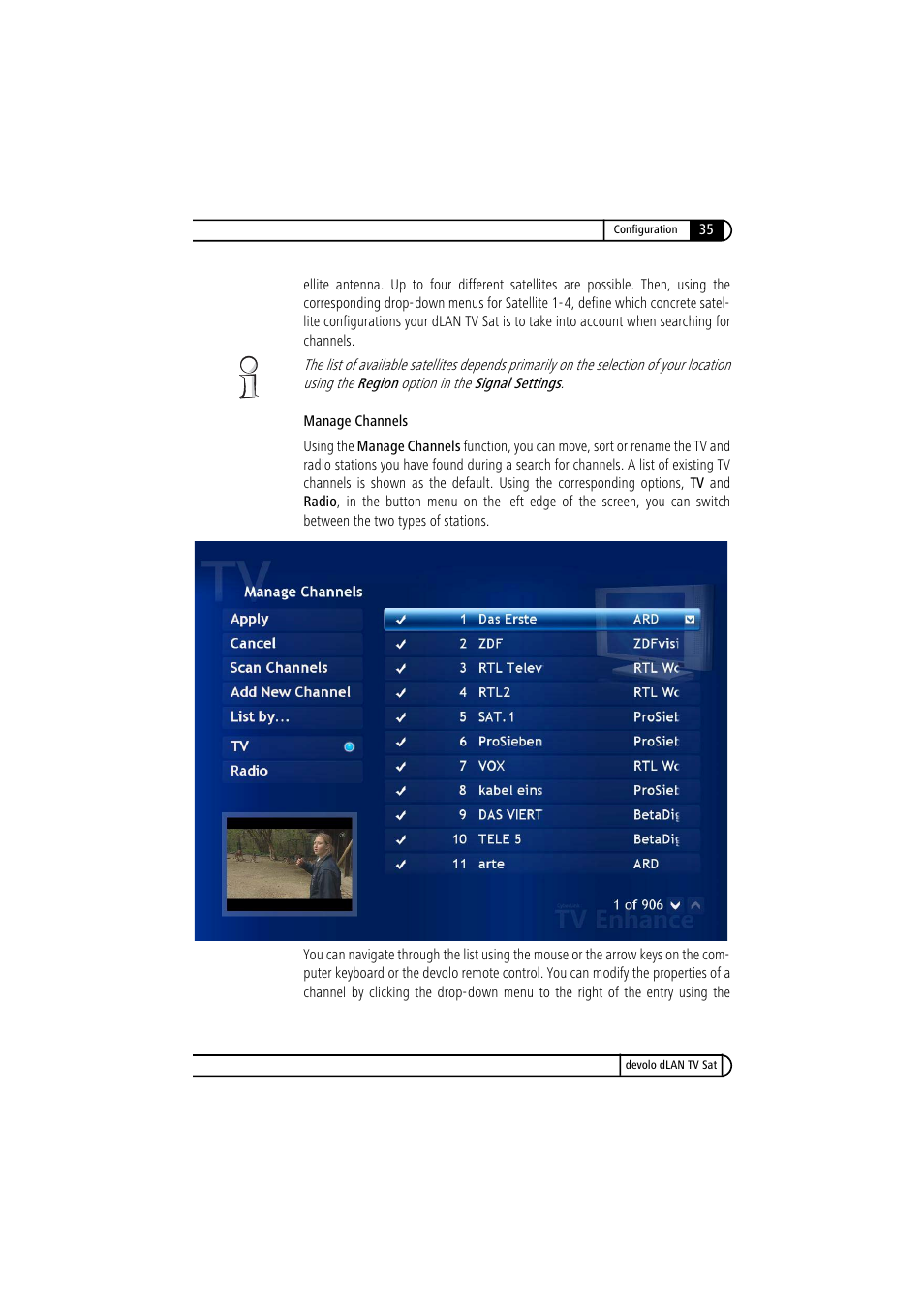 Devolo dLAN TV Sat User Manual | Page 35 / 72