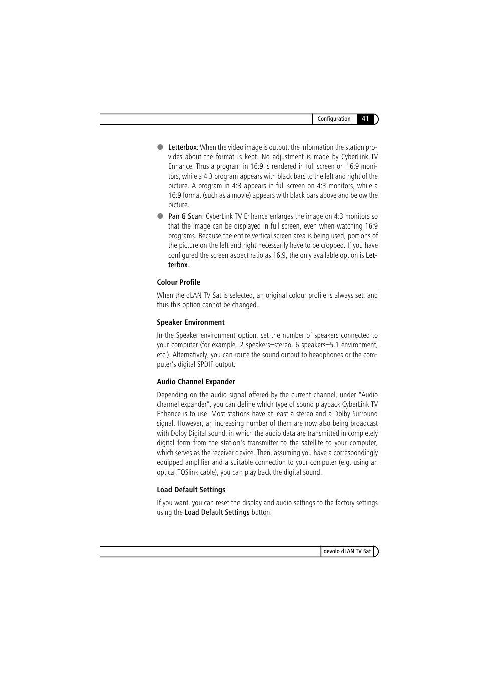 Devolo dLAN TV Sat User Manual | Page 41 / 72