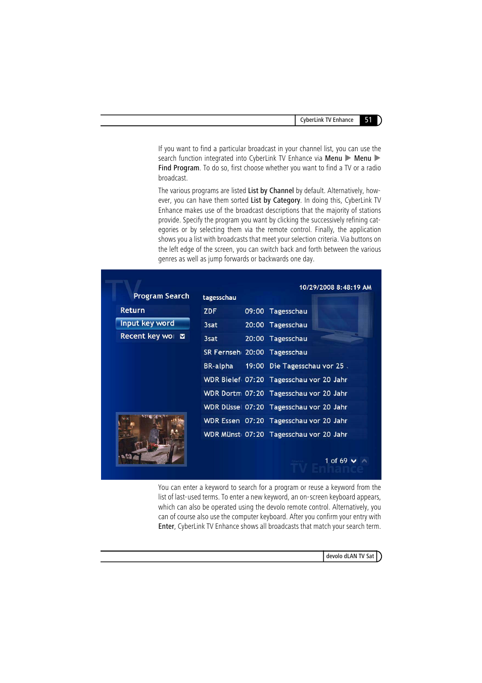 Devolo dLAN TV Sat User Manual | Page 51 / 72