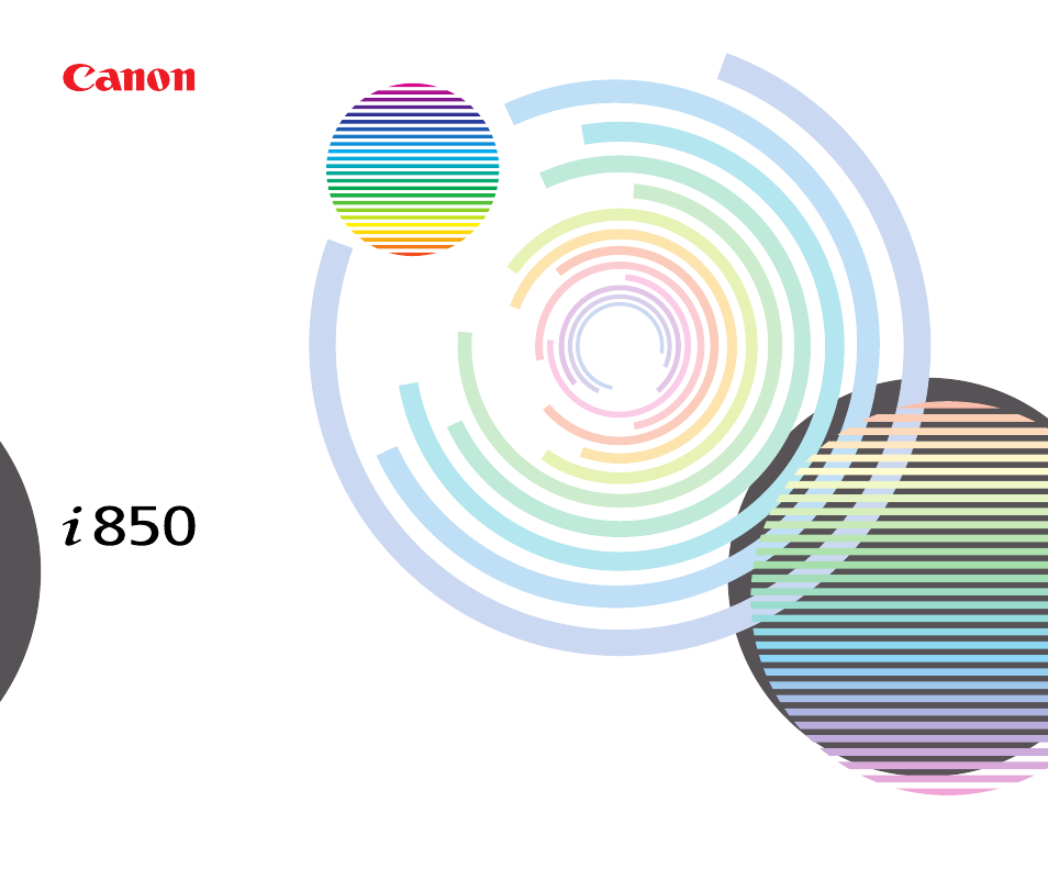 Canon i 850 User Manual | 191 pages