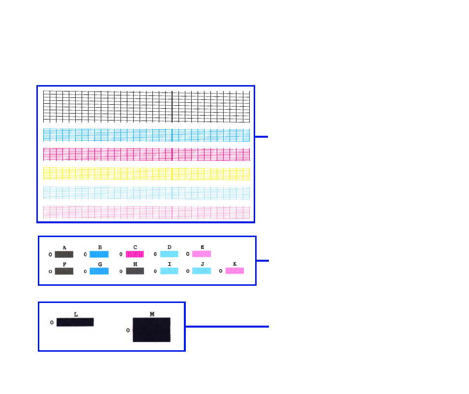 Examining the nozzle check pattern | Canon i 850 User Manual | Page 76 / 191