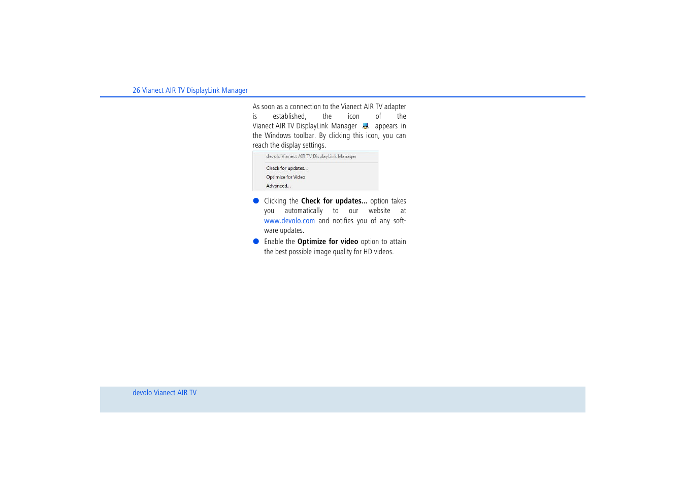 Devolo dLAN home Notebook to TV Set User Manual | Page 27 / 39