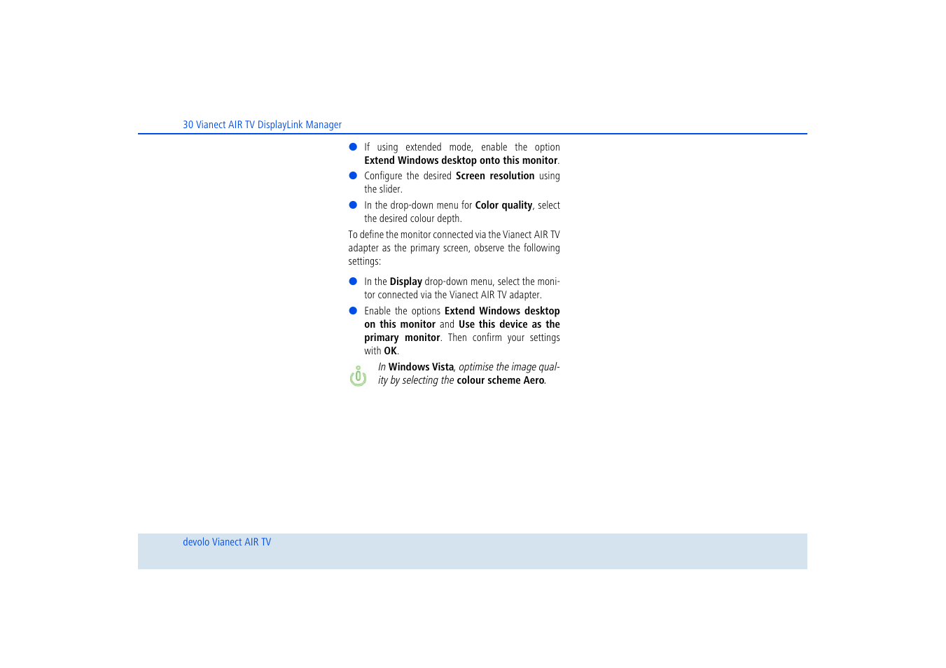 Devolo dLAN home Notebook to TV Set User Manual | Page 31 / 39