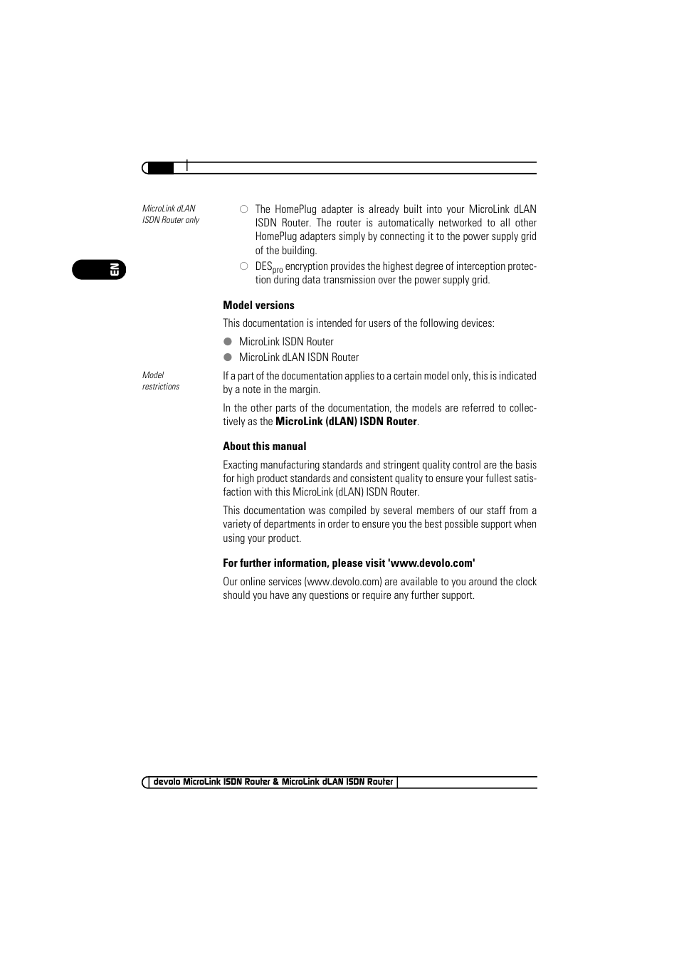 Devolo MicroLink ISDN Router User Manual | Page 4 / 39