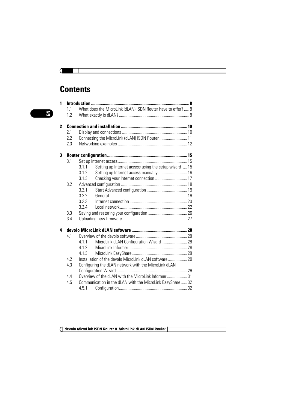 Devolo MicroLink ISDN Router User Manual | Page 6 / 39