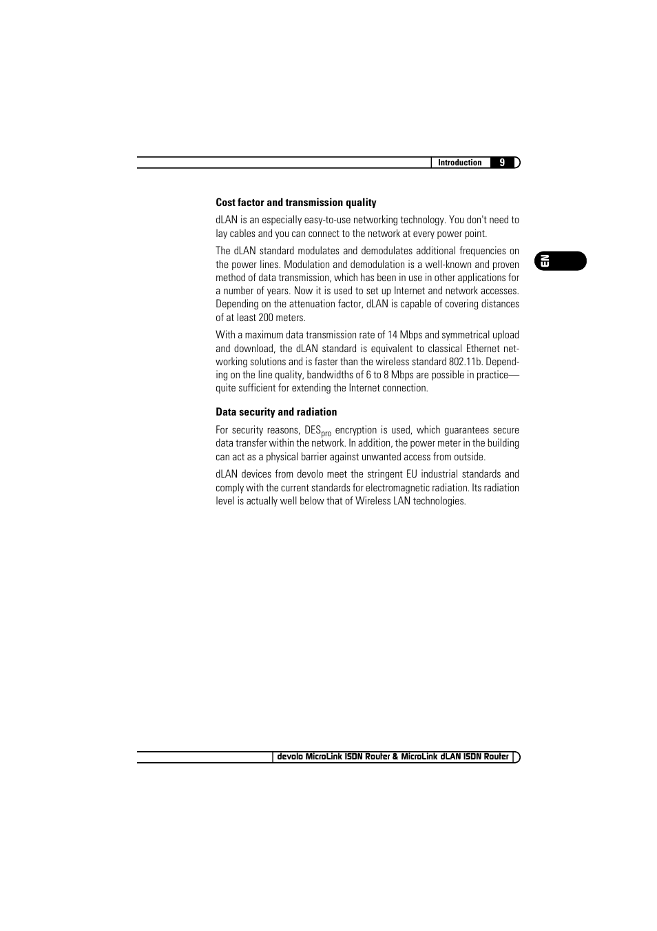 Devolo MicroLink ISDN Router User Manual | Page 9 / 39