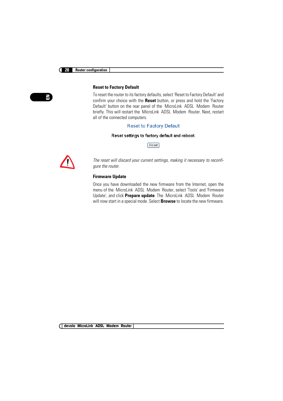 Devolo MicroLink ADSL Modem Router User Manual | Page 28 / 41