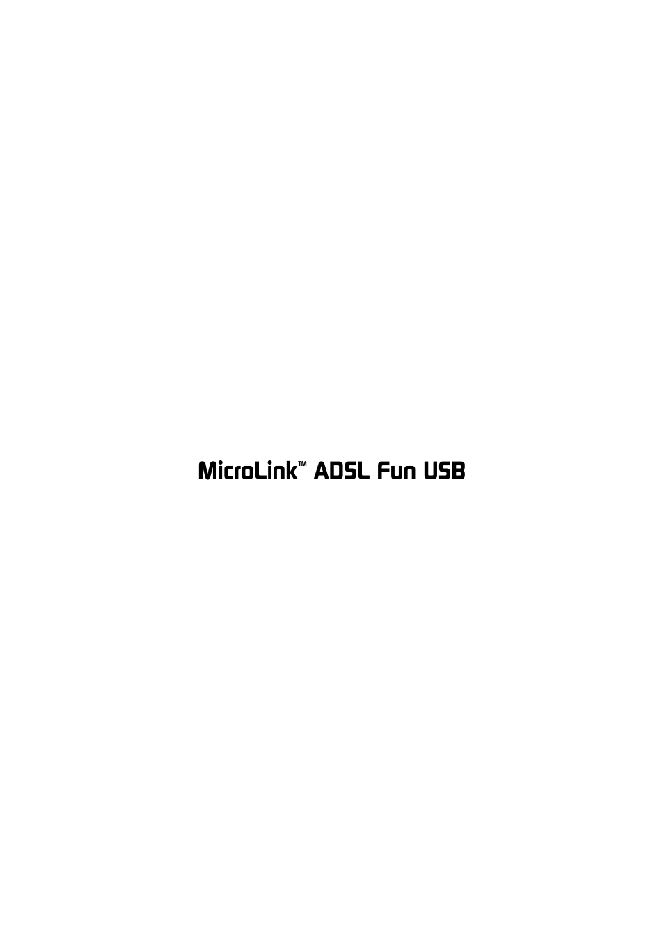 Devolo MicroLink ADSL Fun USB User Manual | 20 pages