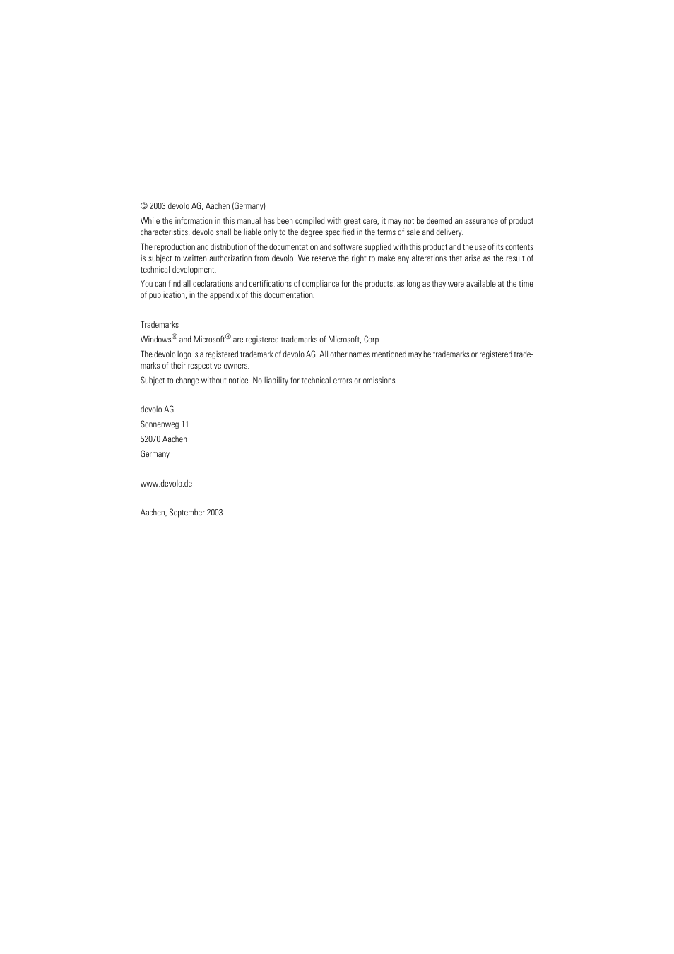 Devolo MicroLink ADSL Fun USB User Manual | Page 2 / 20